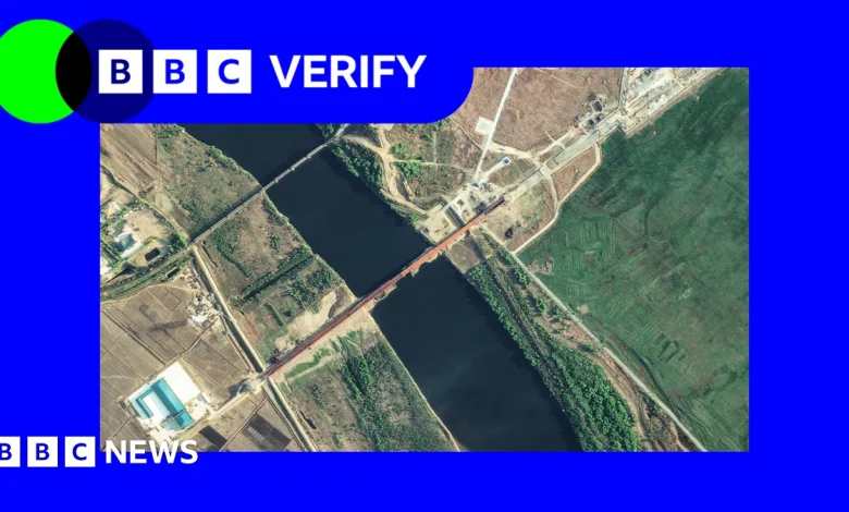 New bridge linking allies North Korea and Russia nearly complete