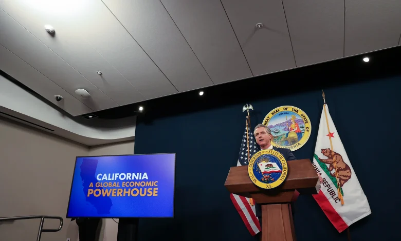 Newsom's final budget: Cuts now, save for AI bust