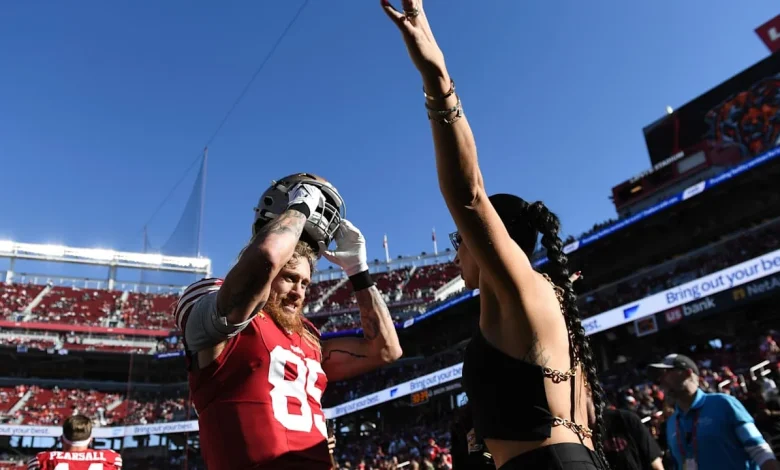 Niners TE George Kittle shrugs off injury to save wife from arachnid; PETA responds
