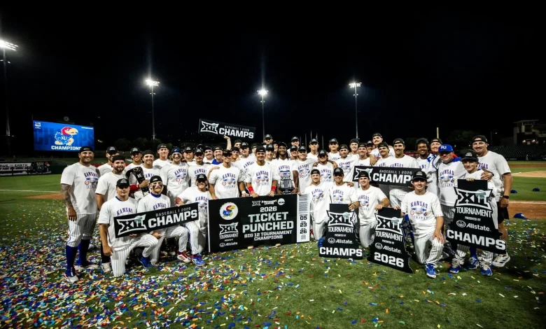 No. 13 Kansas Shuts Out No. 9 West Virginia to Capture Big 12 Tournament Title