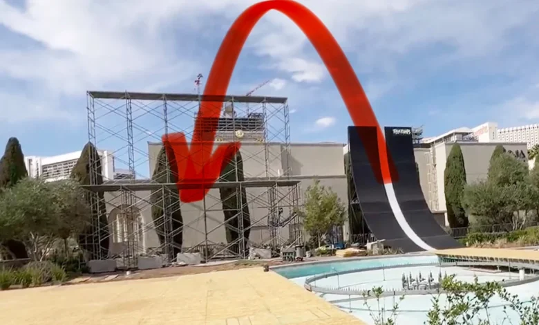 No, Colby Raha Isn't Jumping Over the Fountains at Caesars Palace