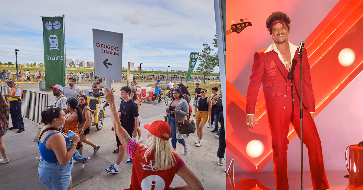 No GO train service at Downsview Park Station for Bruno Mars concert this weekend