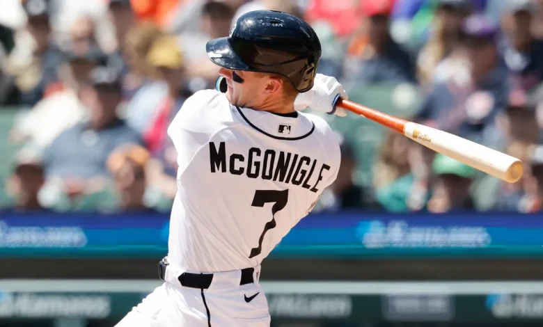 No time to rest: Struggling Tigers keep leaning on rookie McGonigle