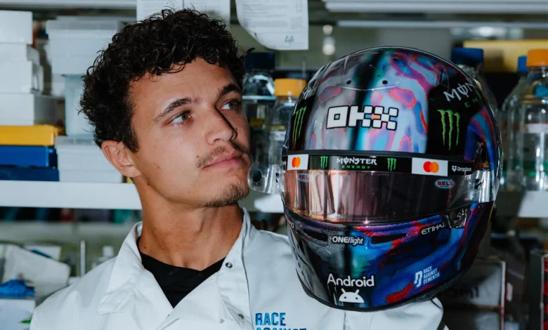 Norris's one-off helmet for F1's Canadian GP explained
