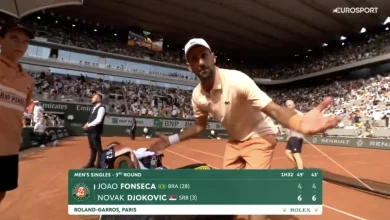 Novak Djokovic scolds cameraman during shocking loss