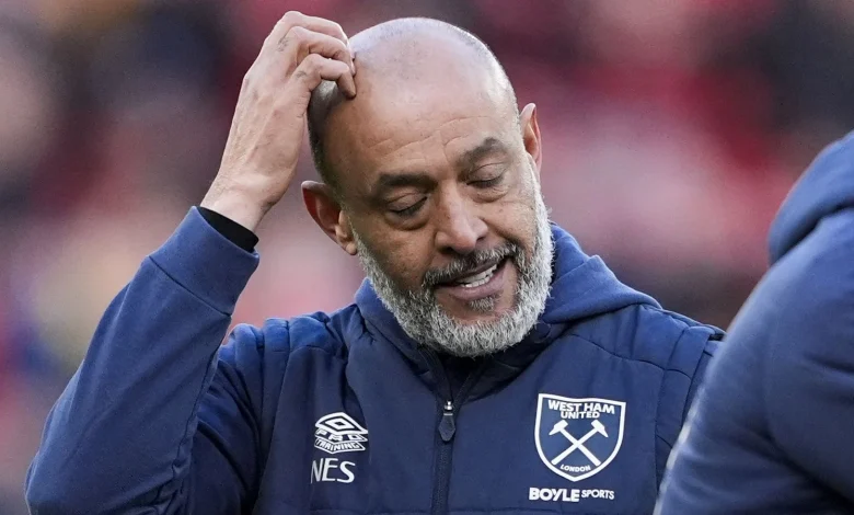 Nuno Espirito Santo in talks with West Ham hierarchy over future after relegation from Premier League on final day of season