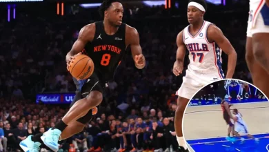 OG Anunoby exits Game 2 early in Knicks injury concern