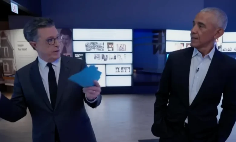 Obama tells Colbert he worries about "politicization of the criminal justice system"