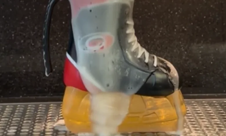 Only thing hotter than Hurricanes in the playoffs? Carolina’s beer skate mug :: WRAL.com