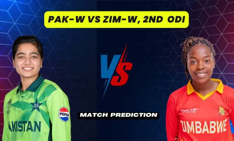 PAK-W vs ZIM-W, 2nd ODI, Match Prediction: Who will today’s game between Pakistan Women and Zimbabwe Women?