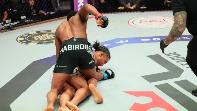 PFL Brussels video: Patrick Habirora flattens Benson Henderson for 20-second knockout, calls out Mike Perry