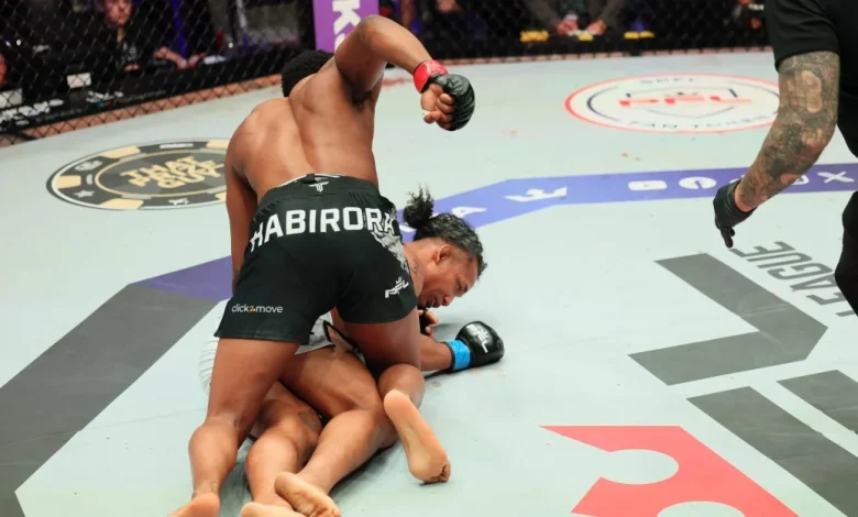 PFL Brussels video: Patrick Habirora flattens Benson Henderson for 20-second knockout, calls out Mike Perry