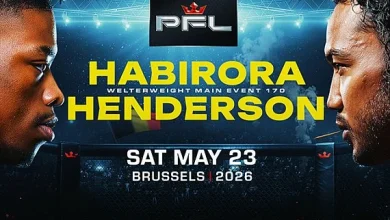 PFL Brussels ‘Habirora vs. Henderson’ play-by-play, results & round scoring