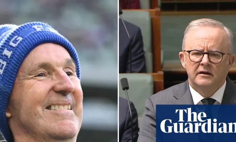 PM moves condolence motion for AFL great and motor neurone disease campaigner Neale Daniher – video