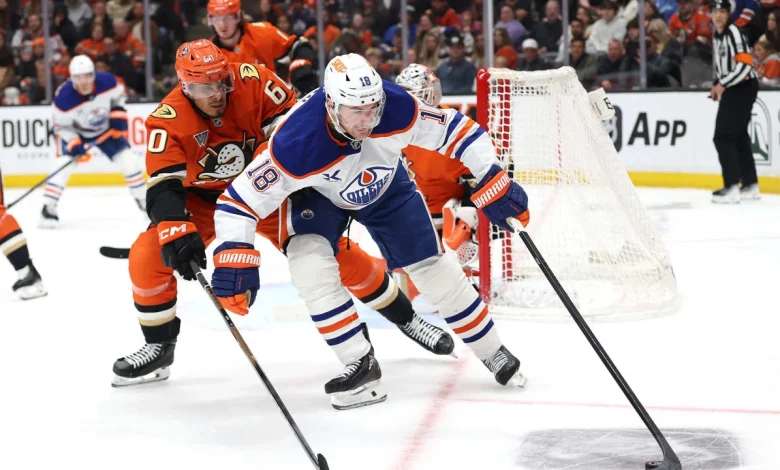 PROJECTED LINEUP: Oilers at Ducks (Game 6)