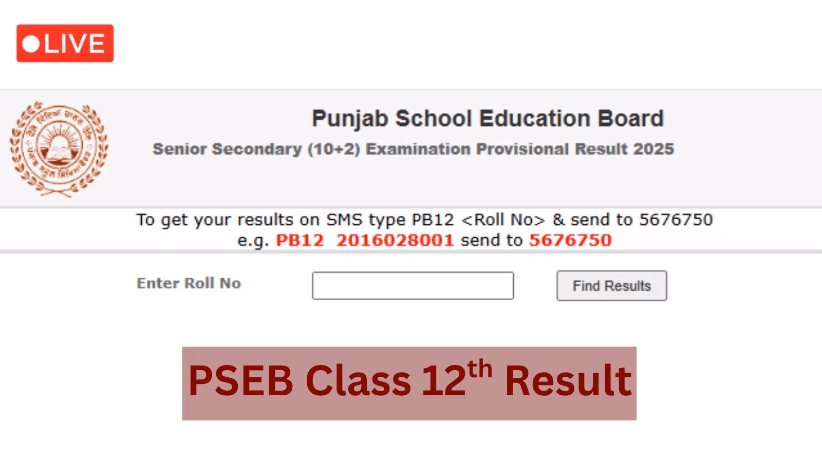 PSEB 12th Result 2026 Live Updates: Check result at pseb.ac.in; 3 girls score 500/500