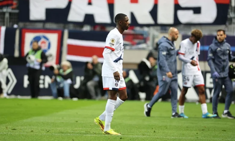 PSG forward Dembele vows to be '100% fit' for Champions League final