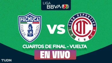 Pachuca vs. Toluca EN VIVO por Cuartos de Final Vuelta Liga MX: minuto a minuto del partido