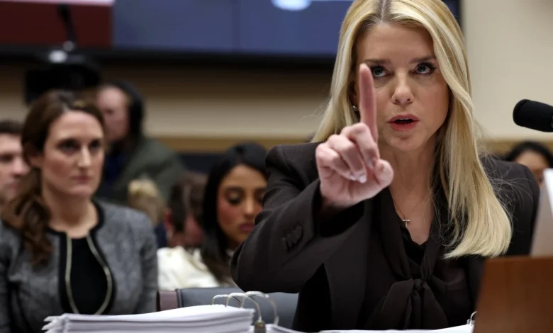 Pam Bondi will testify before Congress on Friday : NPR