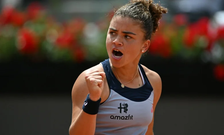 Paolini overcomes 57 unforced errors to beat Jeanjean in Rome