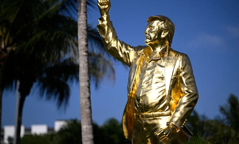 Pastor Clarifies That Giant, Shiny Trump Statue Worshippers Love Is NOT An Idol