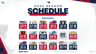 Patriots Announce 2026 Schedule