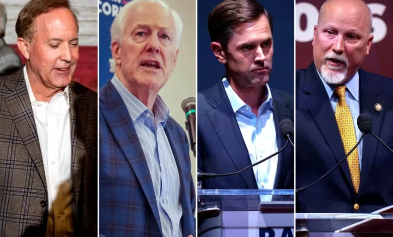 Paxton narrowly leads Cornyn in UH poll of Senate GOP runoff