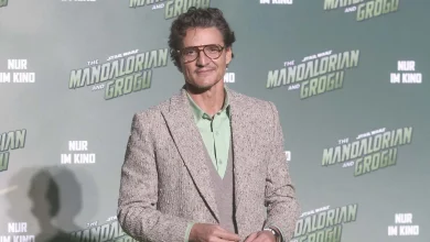 Pedro Pascal promotes The Mandalorian and Grogu in Grogu green instead of attending the Met Gala