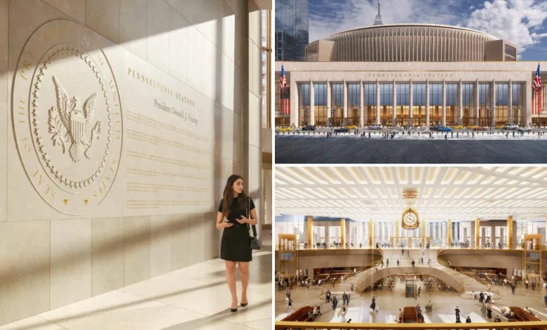Penn Station will bear Donald Trump's name with a seal