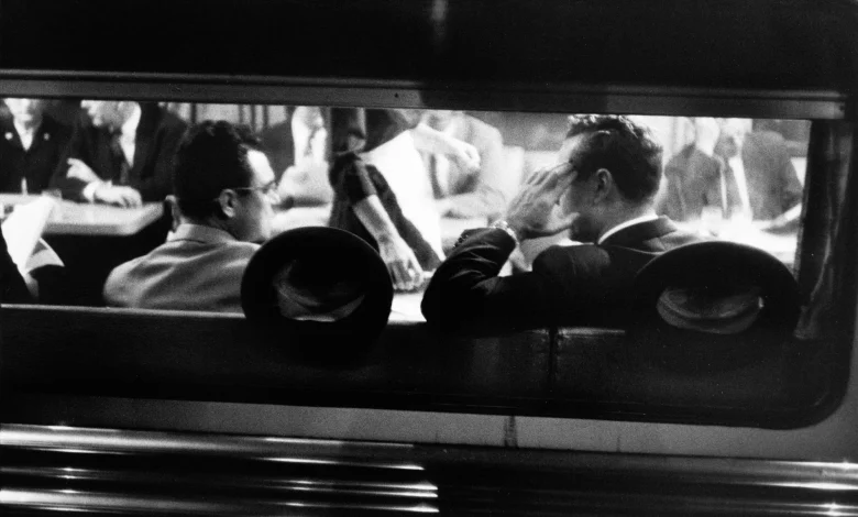 People of Penn Station, NYC in 1958