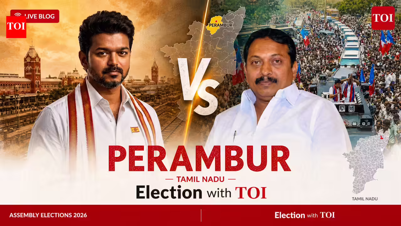 Perambur Assembly Election Results 2026 Live Updates: Early counting underway in Tamil Nadu seat