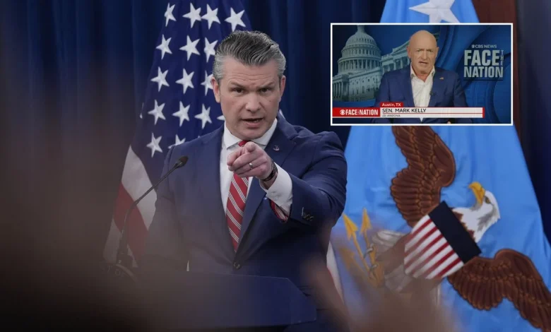 Pete Hegseth: 'Babbling' Mark Kelly to Face War Dept. Review