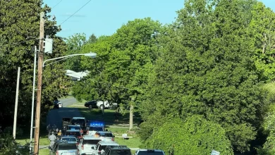 Police clear scene in Stanford