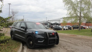 Police presence near Hunting Hills, Notre Dame and Collicutt