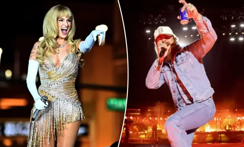 Post Malone, Meghan Trainor come down with serious cases of 'Blue Dot Fever' and it's spreading to other touring artists
