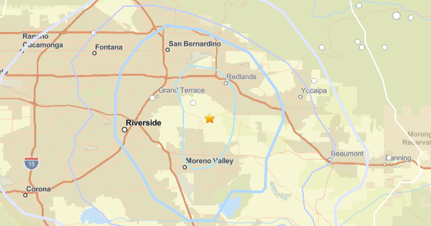 Preliminary 3.4-magnitude earthquake strikes near Redlands