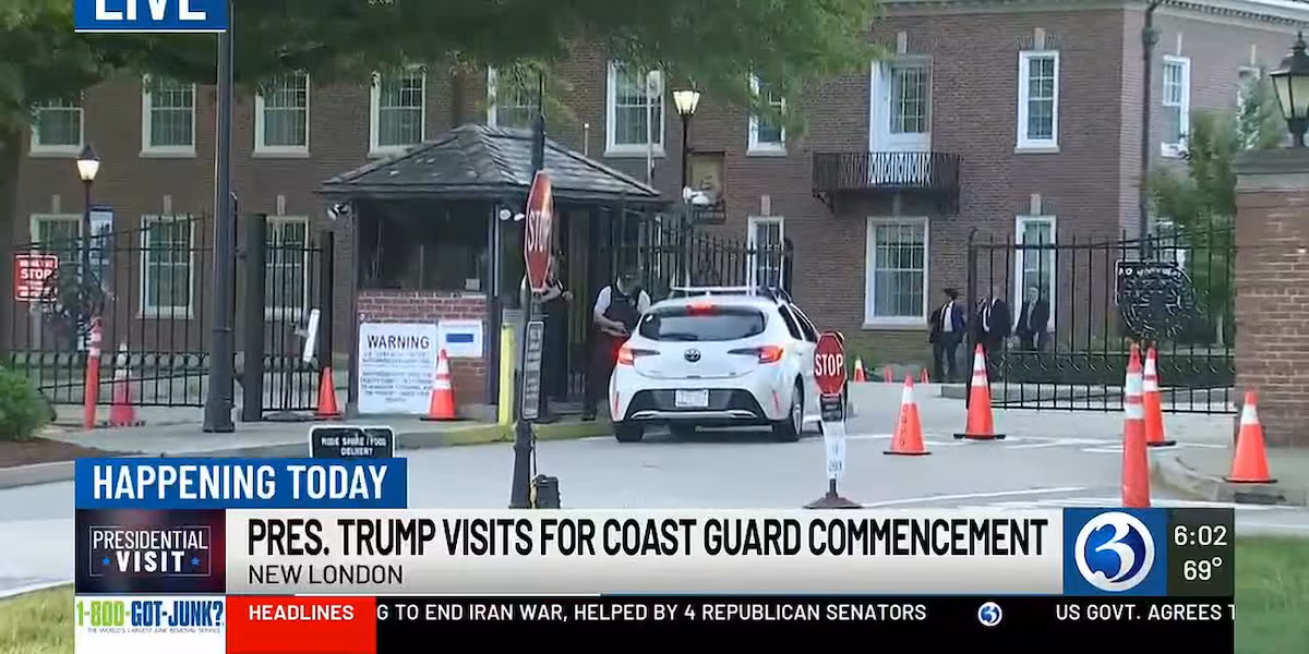 President Trump to deliver Coast Guard Academy commencement speech in New London