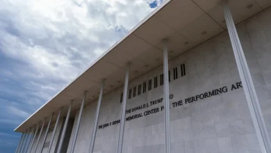 President Trump's name must come off of the Kennedy Center, judge rules : NPR