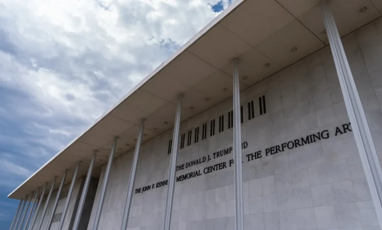President Trump's name must come off of the Kennedy Center, judge rules : NPR