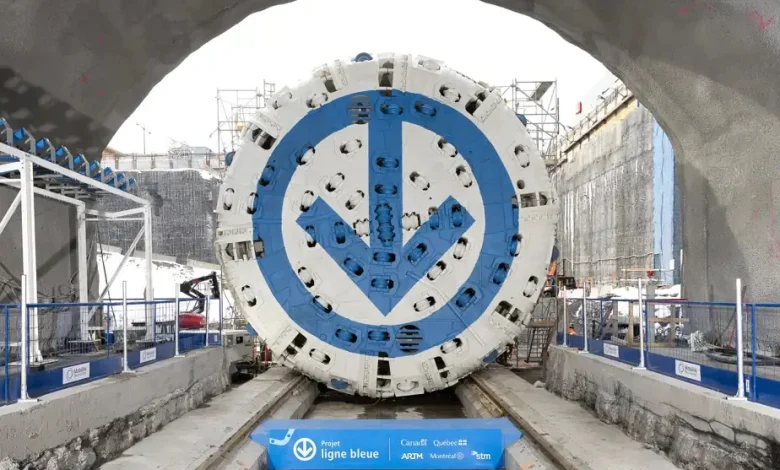 Prolongement de la ligne bleue | Le tunnelier entrera finalement en action
