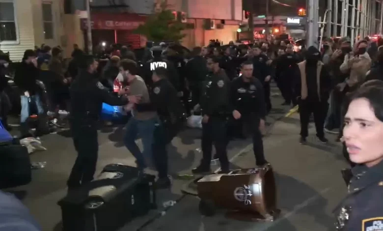 Protest breaks out as ICE arrests man they say overstayed visa at Wyckoff Heights Medical Center in Bushwick, Brooklyn