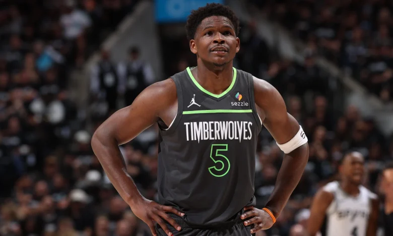 Punked? Anthony Edwards Reacts to HC Finch Calling Out Wolves After Loss to Wemby, Spurs in Video