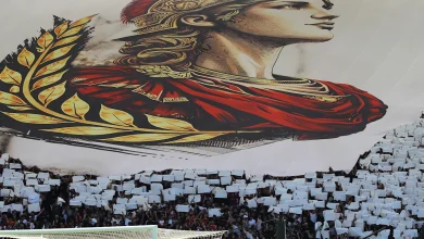 🎥 Pure beauty, how Roma were welcomed for the capital derby 🇮🇹