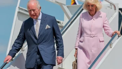 Queen Camilla Brings Queen Elizabeth’s Cartier Crossed-flags Brooch Back for King Charles’ First U.S. State Visit
