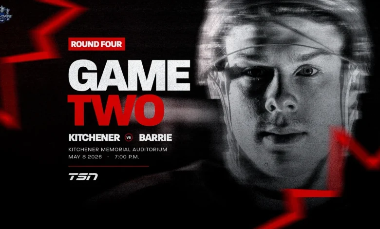 ROUND FOUR GAME TWO: Kitchener Rangers vs. Barrie Colts