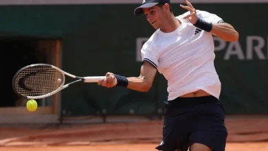 Rafael Jodar says he did not push a ball girl out of his way at the French Open