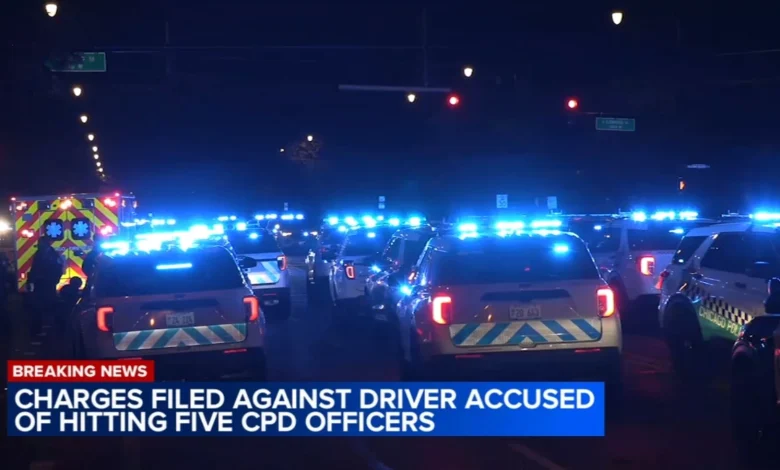 Rashad Johnson charged with hitting 5 officers with car near Roosevelt and Loomis amid 'teen takeover': Chicago Police Department