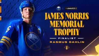 Rasmus Dahlin named finalist for Norris Trophy