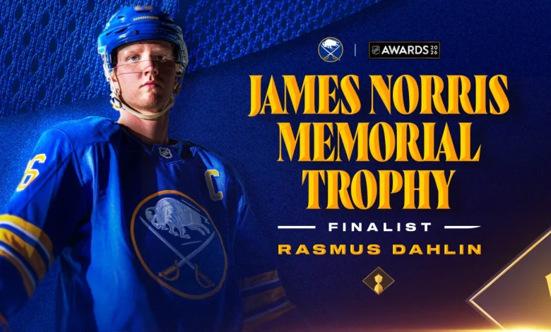 Rasmus Dahlin named finalist for Norris Trophy