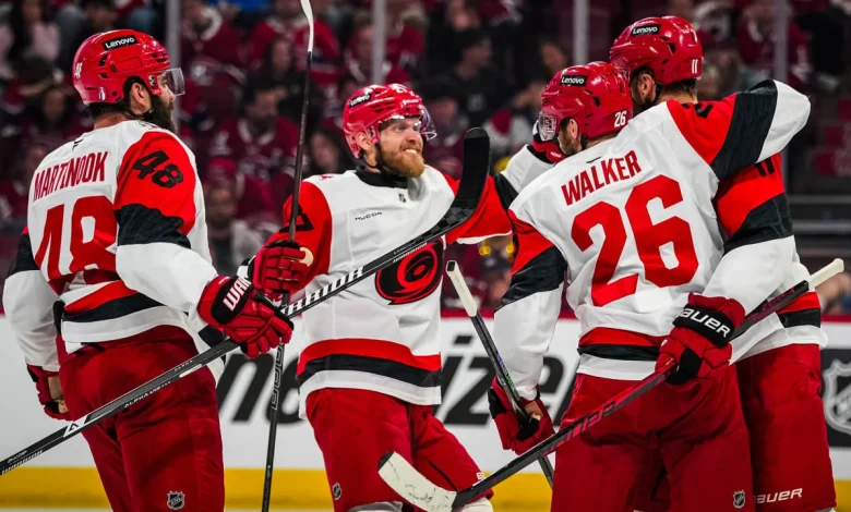 Recap: First-Period Flurry Leads Canes To Game 4 Win